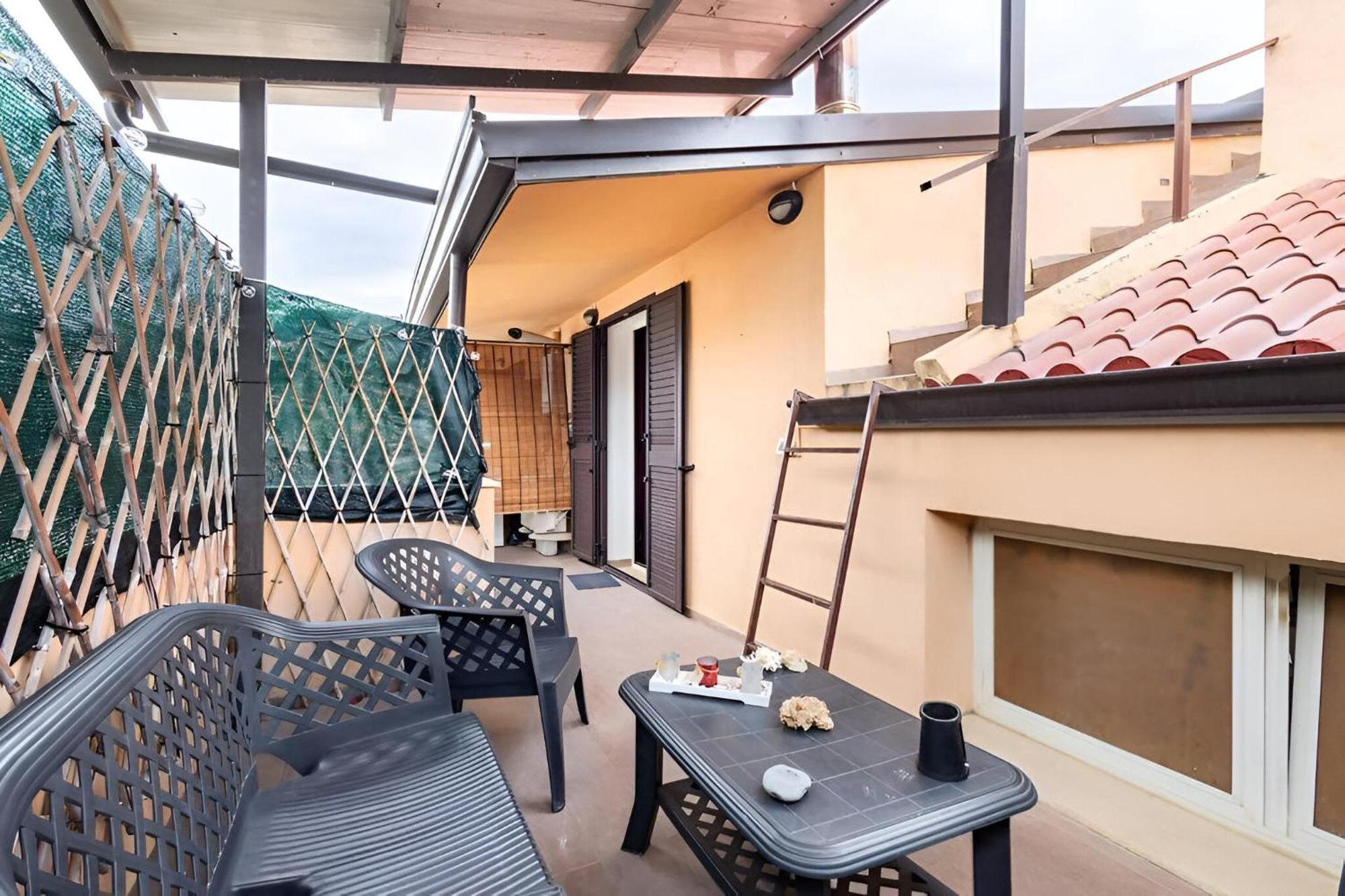 Romantico Monolocale Veranda Privata Vista Mare Reggio di Calabria Buitenkant foto